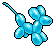 Blue Mouse Balloon