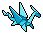 Blue Origami Dragon