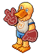 University Duck Mascot