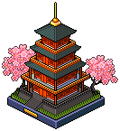 Miniature Hanami Temple