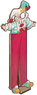 Tall Clown Standee