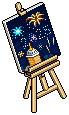 2025 New Year Easel