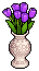 Rich Purple Tulips