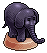 Rose Gold Elephant