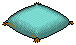 Teal Pillow