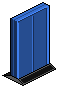 Blue Spaceship Door