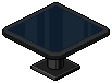 Black Square Dining Table