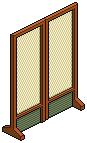 Wooden screen - gray