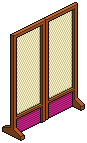 Purple Oriental Screen