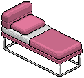 Pink Norja Single Bed