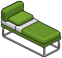 Green Norja Single Bed