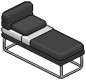 Black Norja Single Bed