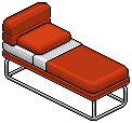 Red Norja Single Bed