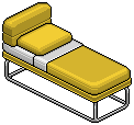 Yellow Norja Single Bed