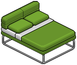 Green Norja Double Bed