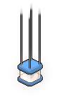 Blue Norja Hanging Light