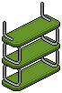 Green Norja Shelves