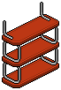 Red Norja Shelves