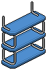 Blue Norja Shelves