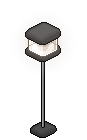 Black Norja Standing Lamp