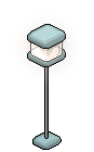 Pale Blue Norja Standing Lamp