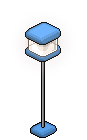 Blue Norja Standing Lamp