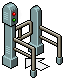 Aquamarine One Way Gate