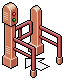Rose Gold One Way Gate