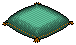 Turquoise Giant Pillow