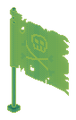 Ghost Pirate Flag