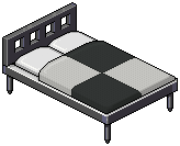 Black Base Bed