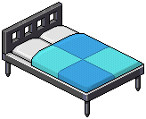 Blue Base Bed