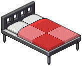 Red Base Bed