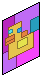 Pixel Duck Poster