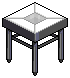 Black Base Small Table