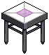 Pink Base Small Table