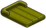 Olive Plasto Air Mattress