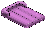 Pink Plasto Air Mattress 
