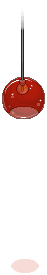 Red Plasto Hanging Light 