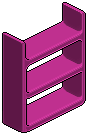 Fuchsia Plasto Shelves 