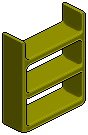 Olive Plasto Shelves 