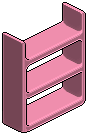 Baby Pink Plasto Shelves 