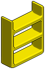 Yellow Plasto Shelves 