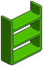 Green Plasto Shelves 