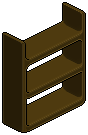Brown Plasto Shelves 