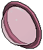 Baby Pink Plasto Curved Porthole 