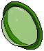 Green Plasto Curved Porthole 