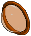 Orange Plasto Curved Porthole 