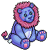 Blue Lion Plushie