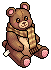 Brown Scarf Bear